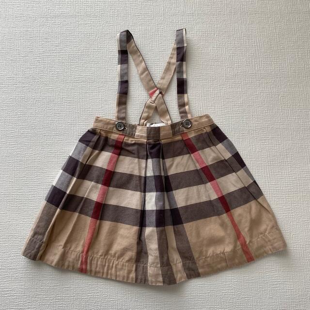 BURBERRY(バーバリー)のBURBERRY バーバリー サスペンダースカート キッズ/ベビー/マタニティのベビー服(~85cm)(スカート)の商品写真