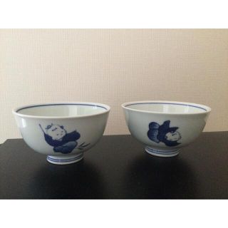 大相撲　有田焼　茶碗(小鉢)　2個セット(食器)