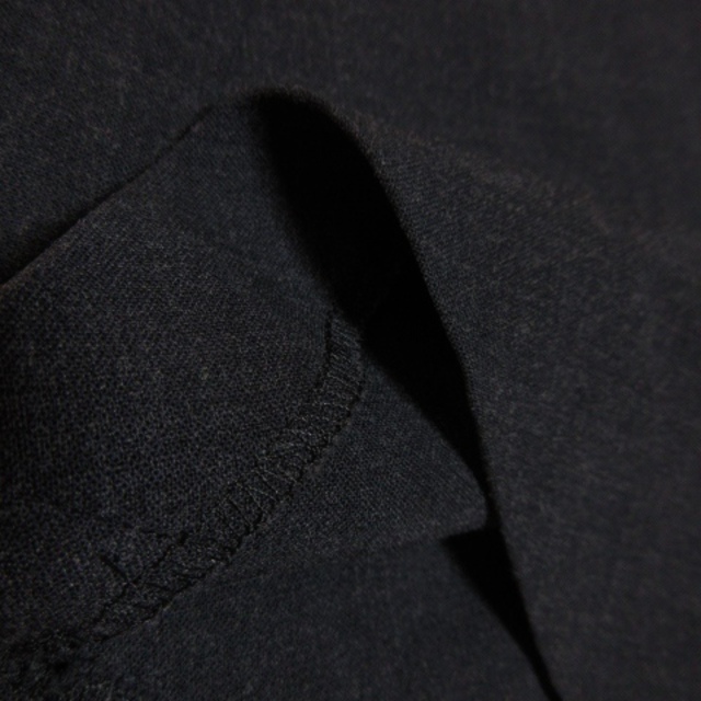 MICHEL KLEIN(ミッシェルクラン)のミッシェルクラン スカート 台形 ひざ丈 ストレッチ ウール 薄手 8 グレー レディースのスカート(ひざ丈スカート)の商品写真