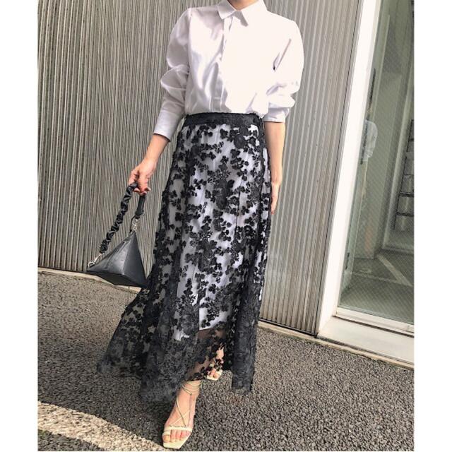 AMERI LACE LAYERED SHIRT DRESS シャツドレス - ロングワンピース