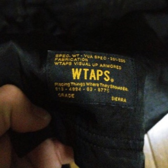 W)taps(ダブルタップス)のWTAPS 12ss VATOS 半袖サテンシャツ S 黒 美品 メンズのトップス(シャツ)の商品写真