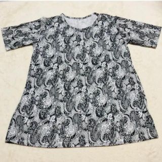 レディース　ロング　チュニック　Tシャツ　M(チュニック)