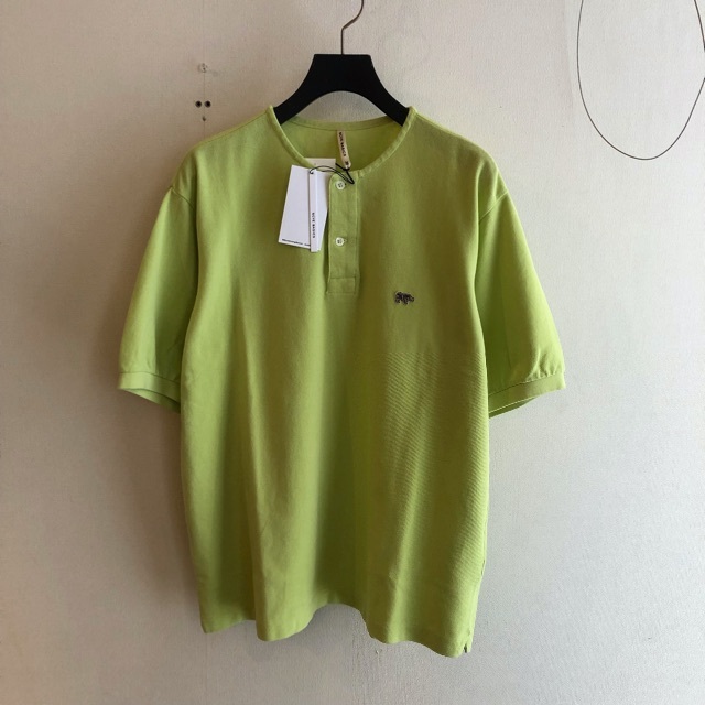 Scye(サイ)の新品 SCYE BASICS サイ　ヘンリーネック GARMENT DYED メンズのトップス(ポロシャツ)の商品写真