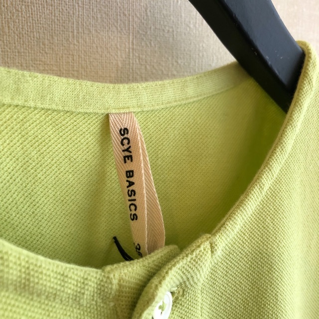 Scye(サイ)の新品 SCYE BASICS サイ　ヘンリーネック GARMENT DYED メンズのトップス(ポロシャツ)の商品写真