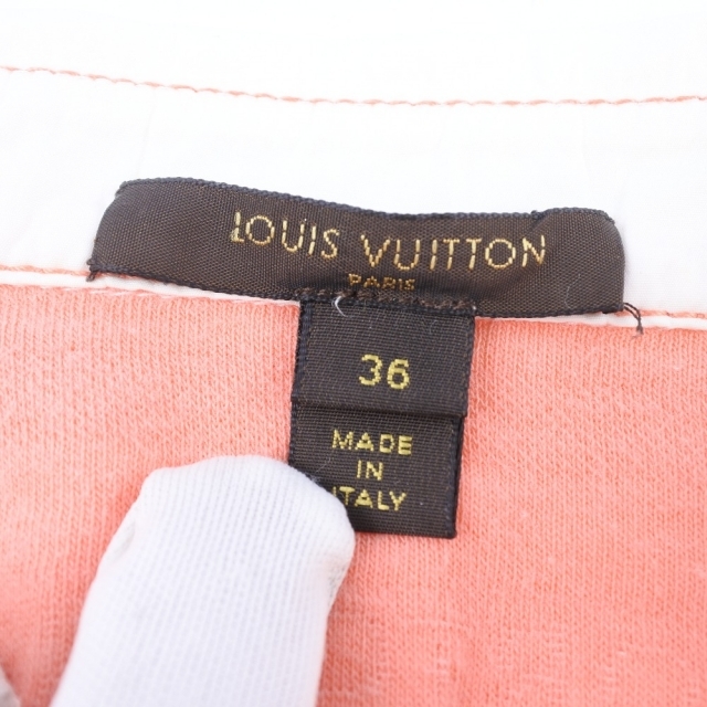 LOUIS VUITTON(ルイヴィトン)の【LOUIS VUITTON】ルイ・ヴィトン コットン オレンジ レディース ポロシャツ レディースのトップス(ポロシャツ)の商品写真