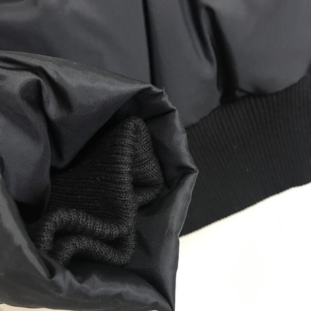 LINK IT ALL(リンクイットオール)のブルゾン　ダウンジャケット　フェザージャケット　ブラック レディースのジャケット/アウター(ダウンジャケット)の商品写真