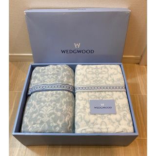 ウェッジウッド(WEDGWOOD)のWEDGWOOD  ウェッジウッド　タオルケット2枚組(タオルケット)