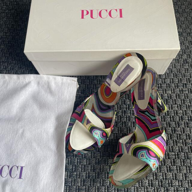EMILIO PUCCI♡エミリオプッチ ミュールサンダル 23センチ - サンダル