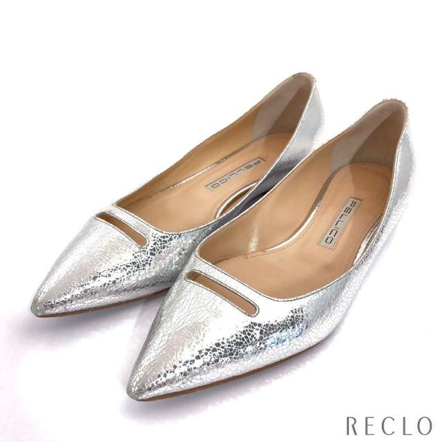 PELLICO(ペリーコ)のPELLICO パンプス レザー シルバー レディースの靴/シューズ(ハイヒール/パンプス)の商品写真