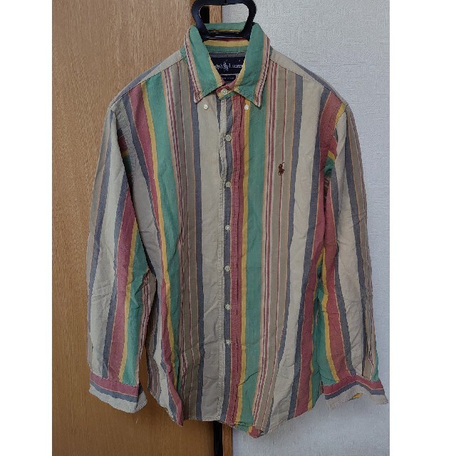 Ralph Lauren(ラルフローレン)のラルフローレン ストライプチェックシャツ Mサイズ  メンズのトップス(シャツ)の商品写真