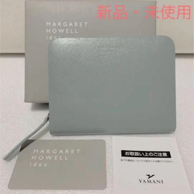 MARGARET HOWELL(マーガレットハウエル)のマーガレット・ハウエル アイデア　折財布 MHLW8JS1 ブルー レディースのファッション小物(財布)の商品写真