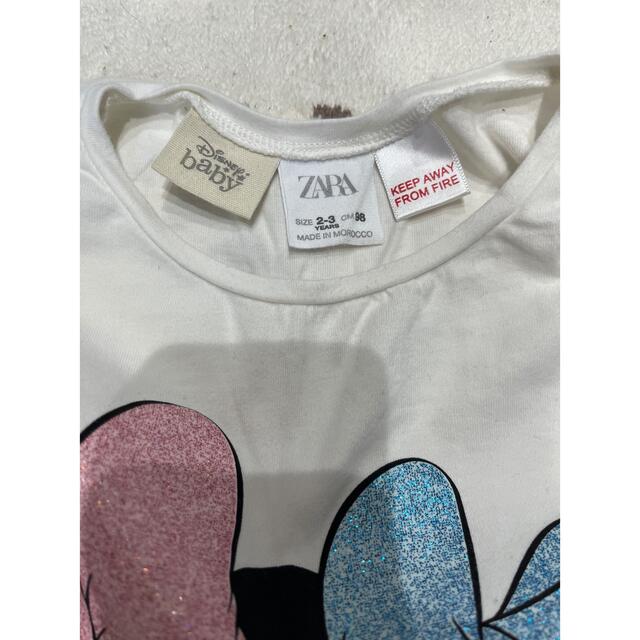 ZARA KIDS(ザラキッズ)の専用　2枚　ZARAキッズ　ディズニー2.3歳 キッズ/ベビー/マタニティのキッズ服女の子用(90cm~)(Tシャツ/カットソー)の商品写真