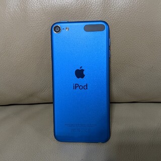 アイポッドタッチ(iPod touch)のiPod touch 第6世代 32 GB ブルー フィルム&ケース付き(ポータブルプレーヤー)