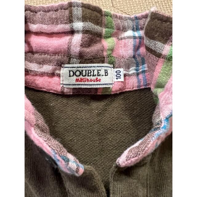 DOUBLE.B(ダブルビー)のDOUBLE.B 長袖　100 キッズ/ベビー/マタニティのキッズ服男の子用(90cm~)(Tシャツ/カットソー)の商品写真