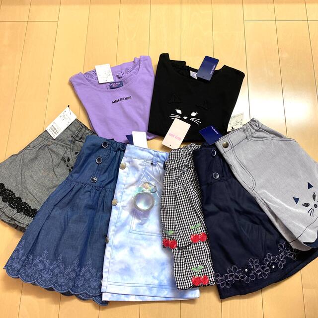 ANNA SUI mini(アナスイミニ)の【ご専用】ANNA SUImini 140【新品】♡8点♡ キッズ/ベビー/マタニティのキッズ服女の子用(90cm~)(Tシャツ/カットソー)の商品写真