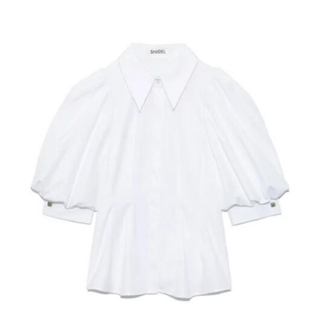 50%OFF 【SNIDEL】ビッグカラーシャツブラウス - winterparksmiles.com