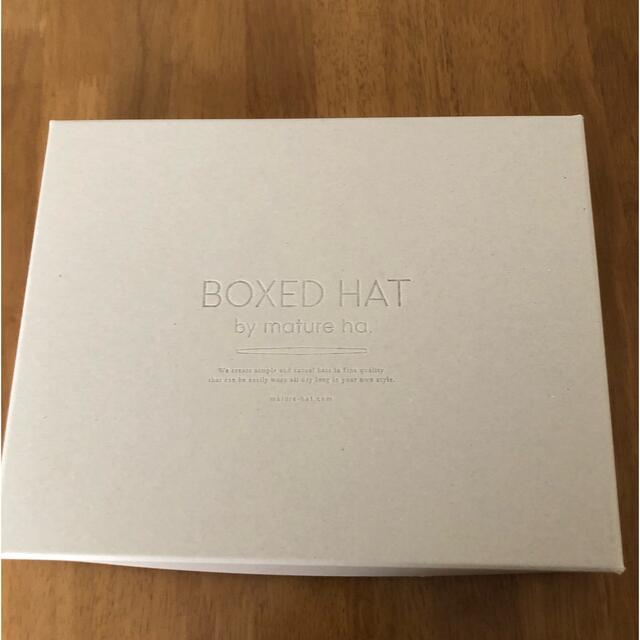 Bshop(ビショップ)の値下げ　マチュアーハBOXED HAT 4.5cm brim レディースの帽子(麦わら帽子/ストローハット)の商品写真