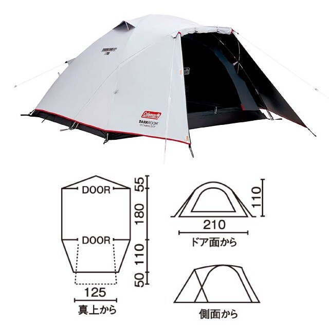 【新品・未使用】コールマン ツーリングドームLX+ソロキャンプ