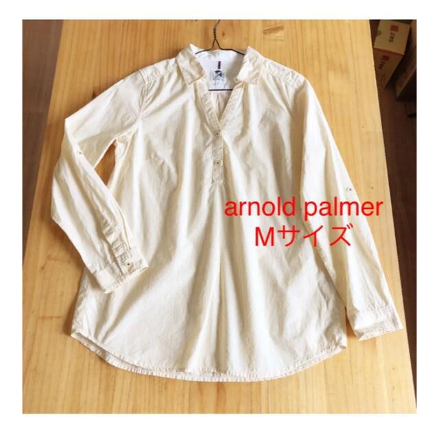 Arnold Palmer(アーノルドパーマー)のぽんたくん専用　arnold palmer timeless スキッパーシャツ レディースのトップス(シャツ/ブラウス(長袖/七分))の商品写真