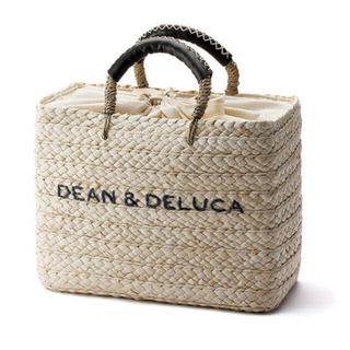 ディーンアンドデルーカ(DEAN & DELUCA)の新品未使用DEAN & DELUCA(ディーン&デルーカ保冷カゴバッグ(かごバッグ/ストローバッグ)