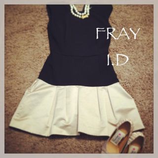 フレイアイディー(FRAY I.D)のFRAY I.D♡切替ワンピース(ミニワンピース)