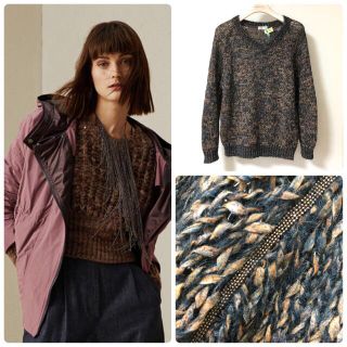 ブルネロクチネリ スパンコール ざっくり ニット ミックス - umaduc.com.br