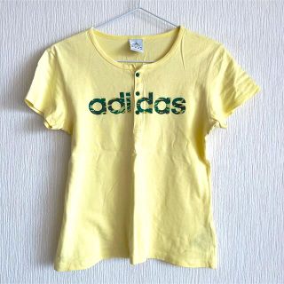 アディダス(adidas)のアディダス Tシャツ イエロー(Tシャツ(半袖/袖なし))