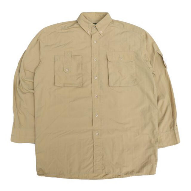 90s オービス  ナイロンフィッシング シャツ カーキ Orvis