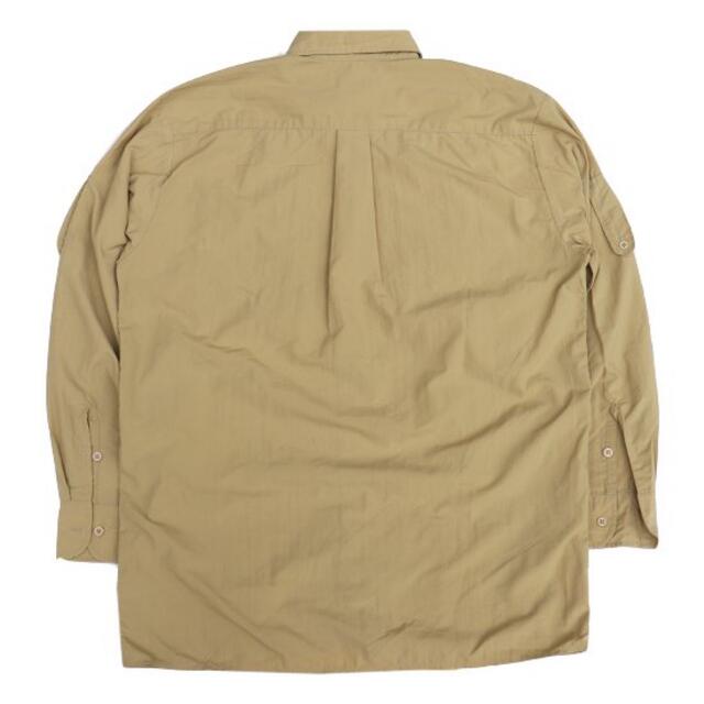『4年保証』 L.L.Bean - 90s オービス ナイロンフィッシング シャツ カーキ 長袖シャツ