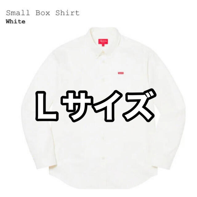 Supreme Small Box Shirt White Lキムタク着