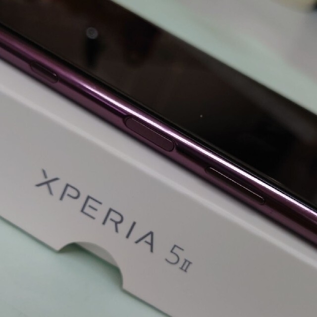 SONY(ソニー)のxperia 5Ⅱ SOG 02 スマホ/家電/カメラのスマートフォン/携帯電話(スマートフォン本体)の商品写真