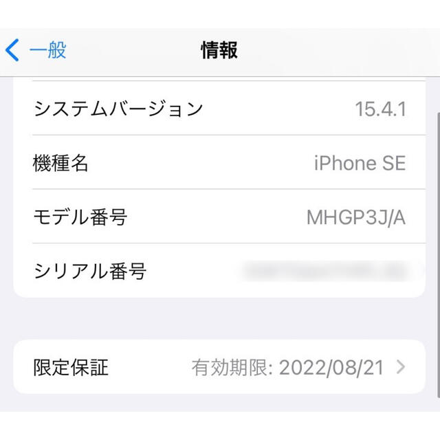 iPhone SE2 (第2世代) SIMフリー【物損保証有】
