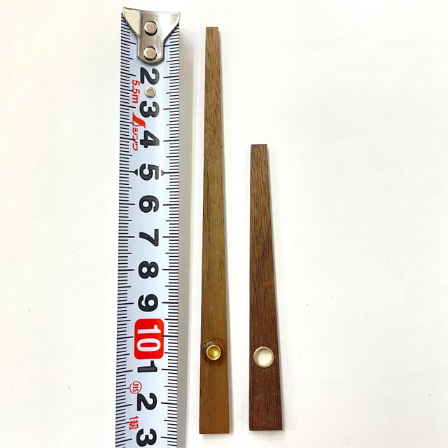 掛け時計 針 ハンドメイド Diy パーツ 部品 木 ウッド 時計の針 4 ハンドメイドの素材/材料(各種パーツ)の商品写真