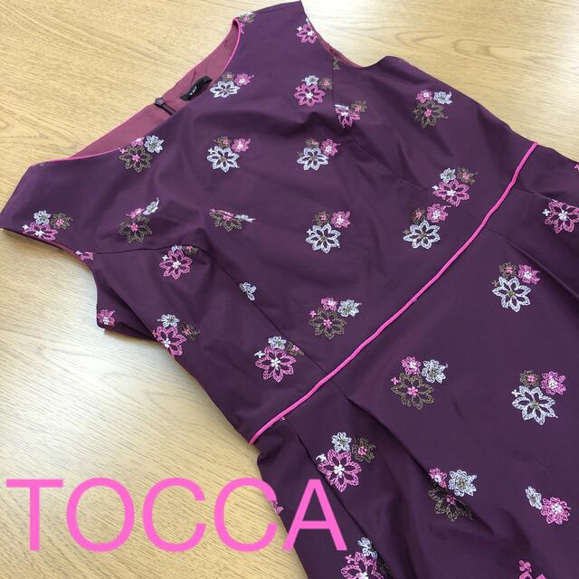 TOCCA 花柄刺繍ワンピース