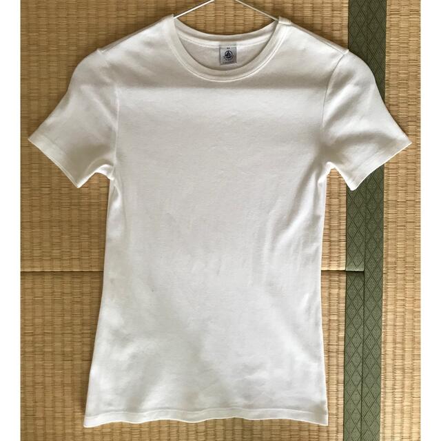 PETIT BATEAU(プチバトー)のプチバトー  Tシャツ　ホワイト　レディース サイズ　XS 【2枚セット】  レディースのトップス(Tシャツ(半袖/袖なし))の商品写真