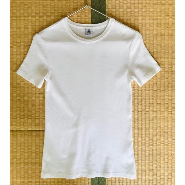 PETIT BATEAU(プチバトー)のプチバトー  Tシャツ　ホワイト　レディース サイズ　XS 【2枚セット】  レディースのトップス(Tシャツ(半袖/袖なし))の商品写真