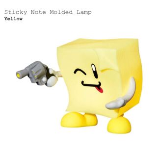 シュプリーム(Supreme)のSupreme Sticky Note Molded Lamp "Yellow"(テーブルスタンド)