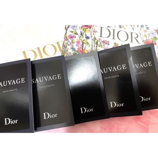 クリスチャンディオール(Christian Dior)のディオール ソヴァージュ <オードゥ トワレ> 1ml  × 5点セット(香水(男性用))