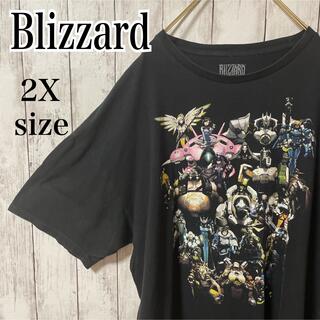 ブリザード(Blizzard)のブリザード Blizzard ビッグプリント Tシャツ アニメ ゲーム 2XL(Tシャツ/カットソー(半袖/袖なし))