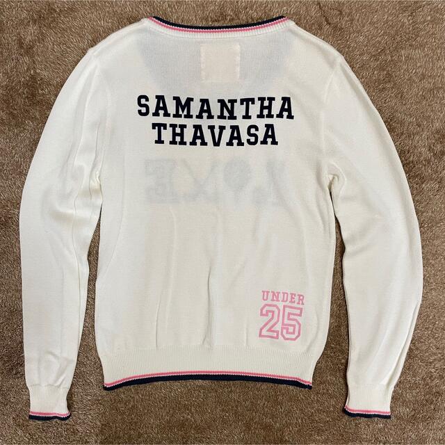 Samantha Thavasa(サマンサタバサ)のサマンサタバサ サマーニット S ホワイト スポーツ/アウトドアのゴルフ(ウエア)の商品写真