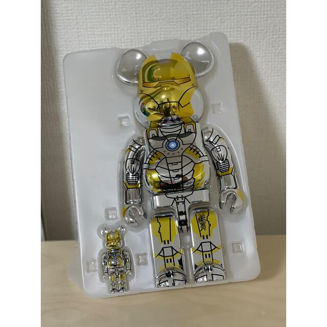 BE@RBRICK(ベアブリック)のBE@RBRICK SORAYAMA IRONMAN 400% 100% エンタメ/ホビーのフィギュア(その他)の商品写真