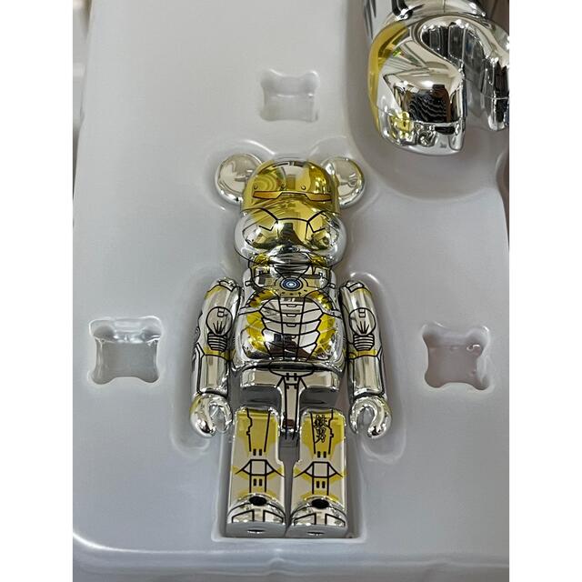 BE@RBRICK(ベアブリック)のBE@RBRICK SORAYAMA IRONMAN 400% 100% エンタメ/ホビーのフィギュア(その他)の商品写真