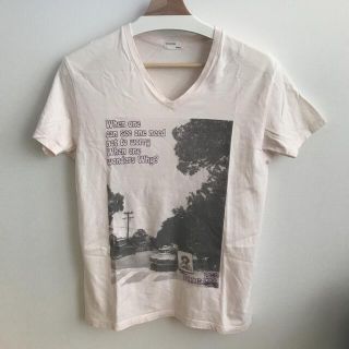 ビームス(BEAMS)の◆美品◆   ビームス BEAMS プリントTシャツ   Sサイズ　薄ピンク(Tシャツ/カットソー(半袖/袖なし))