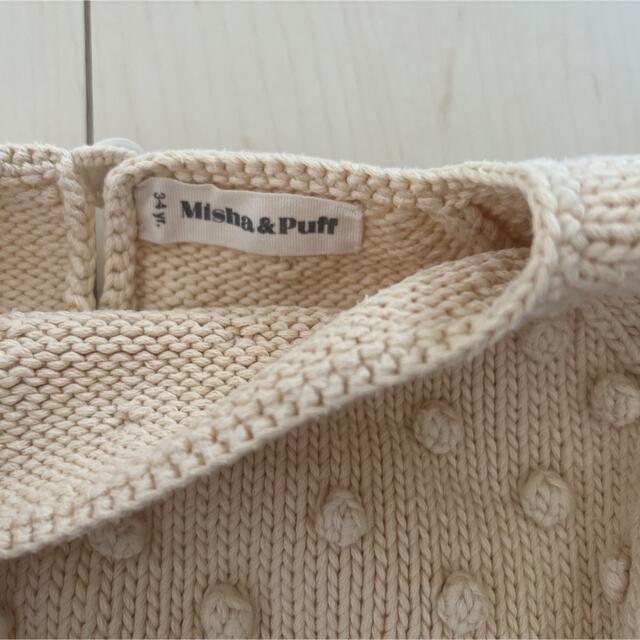 misha and  puff ポップコーンニット　3-4y 1