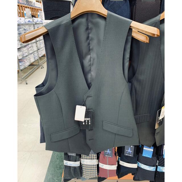 青山(アオヤマ)の【新品タグ付/青山】ベスト　 サイズ:YA5に合わせたもの メンズのスーツ(スーツベスト)の商品写真