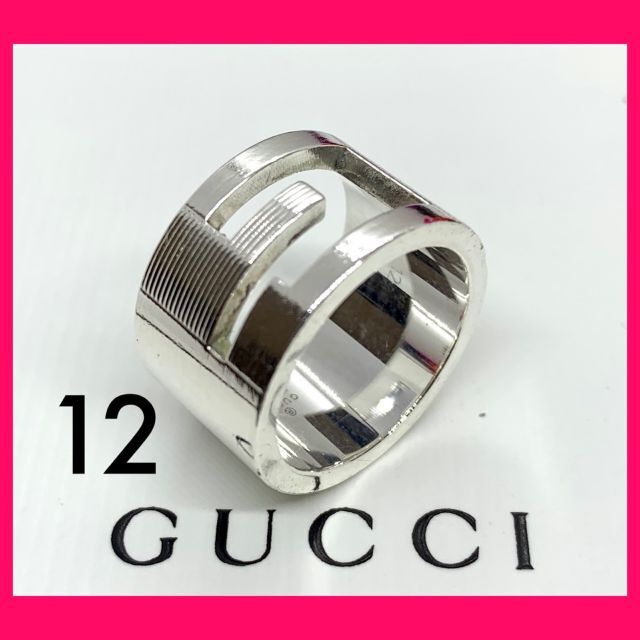 Gucci(グッチ)のGUCCI グッチ　12号　日本サイズ11号　サブランデッド G リング レディースのアクセサリー(リング(指輪))の商品写真