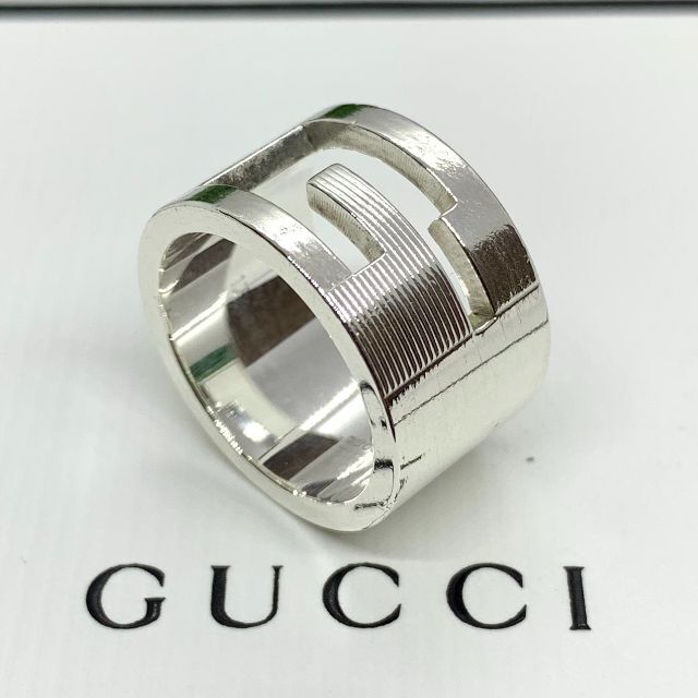 Gucci(グッチ)のGUCCI グッチ　12号　日本サイズ11号　サブランデッド G リング レディースのアクセサリー(リング(指輪))の商品写真