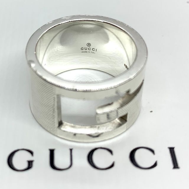 Gucci(グッチ)のGUCCI グッチ　12号　日本サイズ11号　サブランデッド G リング レディースのアクセサリー(リング(指輪))の商品写真