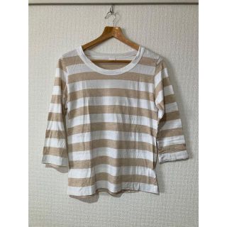 ネストローブ(nest Robe)のLAITERIE ボーダー七分袖カットソー(カットソー(長袖/七分))