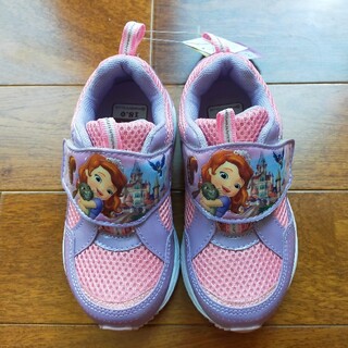 ディズニー(Disney)の新品★ちいさなプリンセス★ソフィア★靴★スニーカー★18cm(スニーカー)